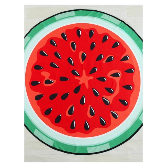 MBM Unlimited Other - Red Watermelon Shape Cute Beach Picnic Blanket